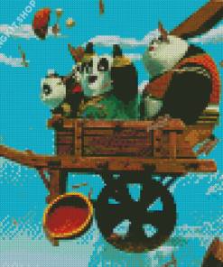 Kung Fu Panda Diamond Painting