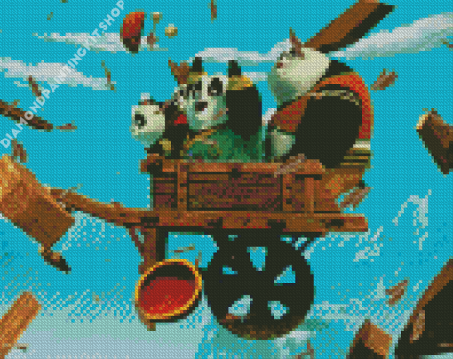 Kung Fu Panda Diamond Painting