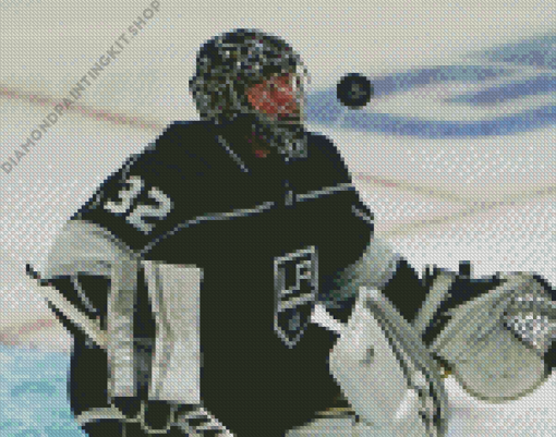 LA Kings Hockey Player Diamond Painting