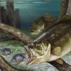 Largemouth Bass Fish Diamond Painting