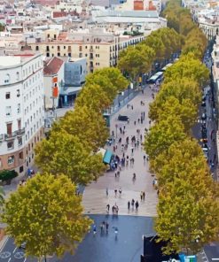 Las Ramblas Spain Diamond Painting