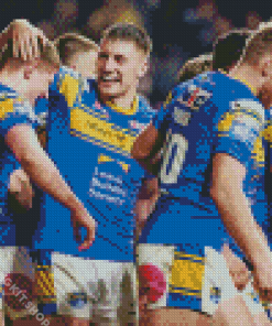 Leeds Rhinos Rugby Team Diamond Painting