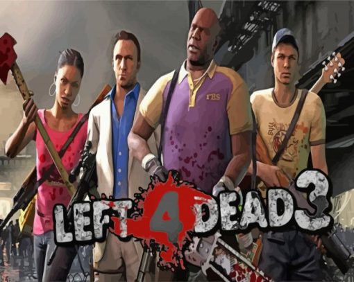 Left 4 Dead Poster Diamond Painting