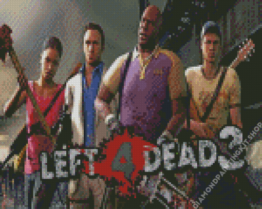 Left 4 Dead Poster Diamond Painting