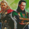 Loki And Thor Diamond Painting