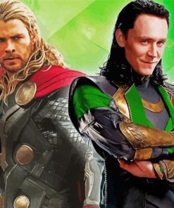 Loki And Thor Diamond Painting