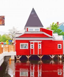 Maine Kennebunkport Town Diamond Painting