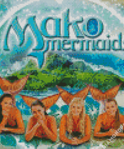 Mako Mermaids Characters Diamond Painting