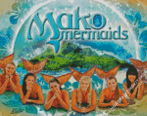 Mako Mermaids Characters Diamond Painting