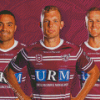 Manly Warringah Sea Eagles Players Diamond Painting