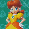 Mario Daisy Diamond Painting