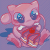 Mew Eating Cake Diamond Painting