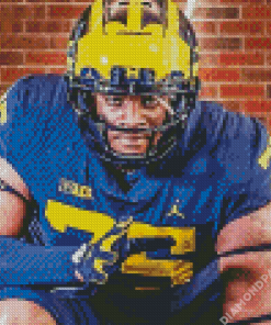 Michigan Wolverines Player Diamond Painting