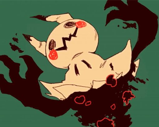 Mimikyu Ghost Pokemon Anime Diamond Painting