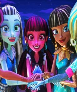 Monster High Cartoon Diamond Painting