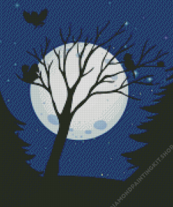 Moon Scene Diamond Painting