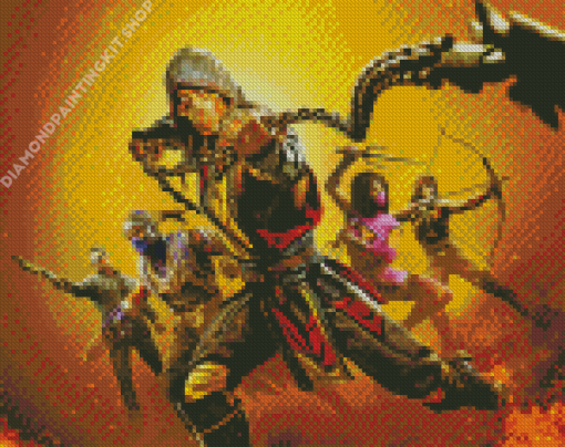 Mortal Kombat 11 Characters Diamond Painting