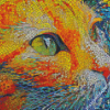 Mosaic Cat Art Diamond Painting