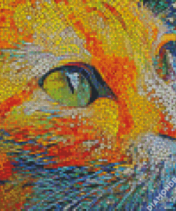 Mosaic Cat Art Diamond Painting