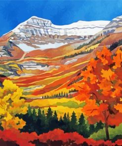 Mount Timpanogos Art Diamond Painting