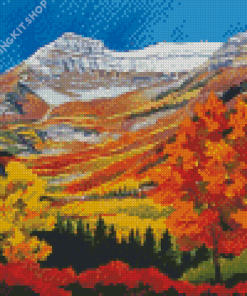 Mount Timpanogos Art Diamond Painting