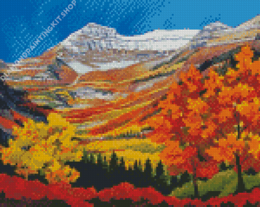 Mount Timpanogos Art Diamond Painting