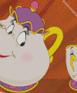 Mrs Potts And Chip Diamond Painting