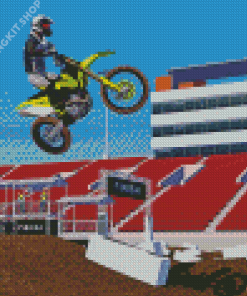 Mx Bikes Game Diamond Painting