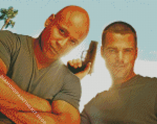 Ncis Los Angeles Serie Characters Diamond Painting