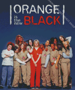 Orange Is The New Black Serie Poster Diamond Painting