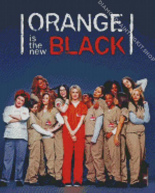 Orange Is The New Black Serie Poster Diamond Painting