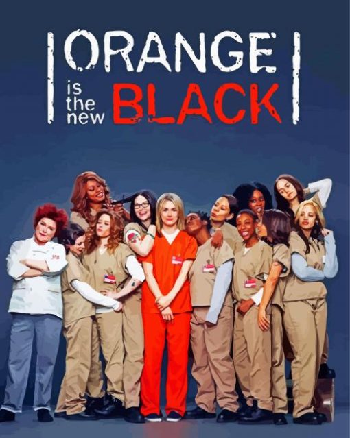 Orange Is The New Black Serie Poster Diamond Painting