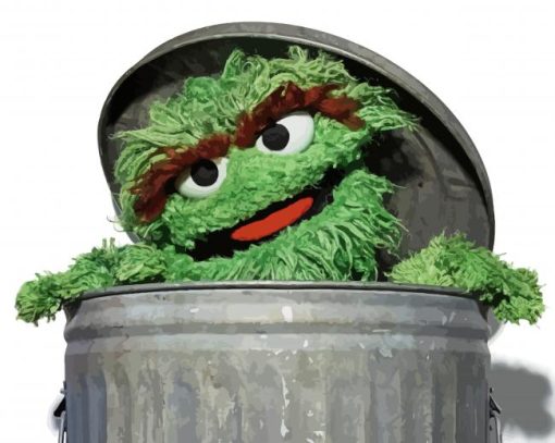 Oscar The Grouch Diamond Painting