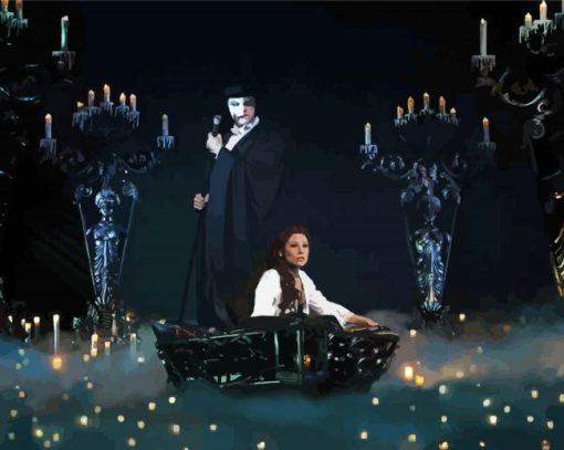 Phantom Der Opera Silent Film Diamond Painting