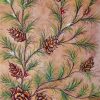 Pine Cones And Spruce Branches Diamond Painting