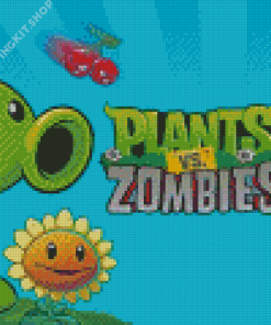 Plants Vs Zombies Game Diamond Painting