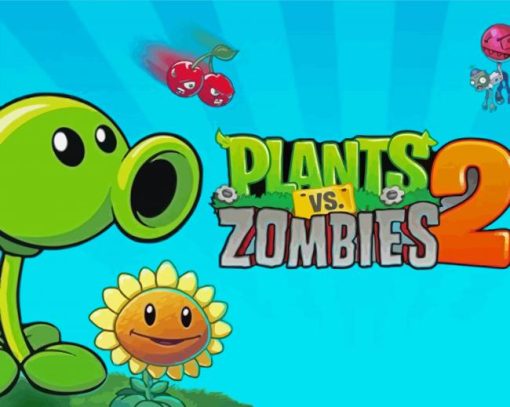 Plants Vs Zombies Game Diamond Painting