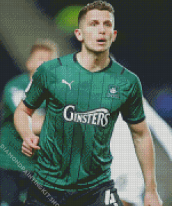 Plymouth Argyle Footballer Diamond Painting