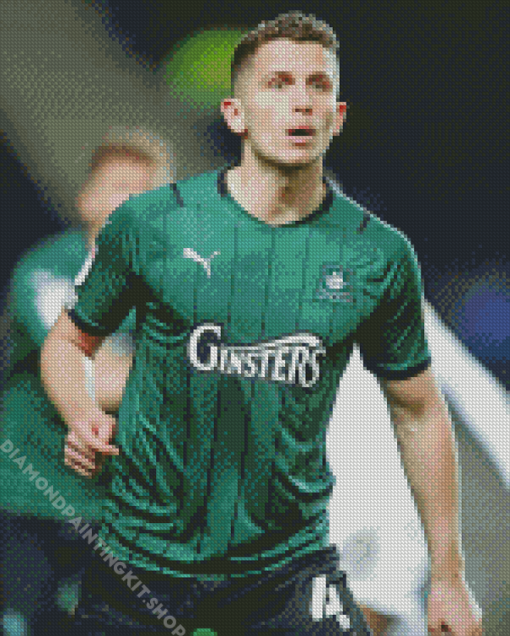 Plymouth Argyle Footballer Diamond Painting