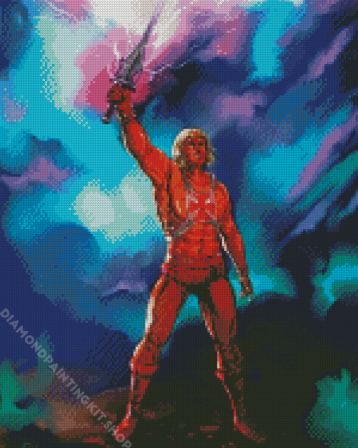 Powerful He Man Diamond Painting