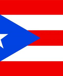 Puerto Rico Flag Diamond Painting