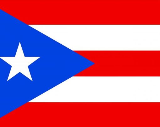 Puerto Rico Flag Diamond Painting