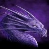 Purple Dragon Head Diamond Painting