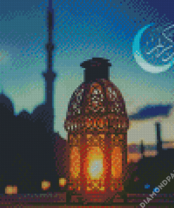 Ramadan With Lamp Diamond Painting