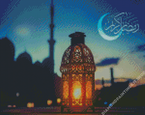 Ramadan With Lamp Diamond Painting