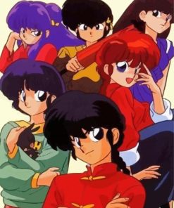 Ranma Characters Diamond Painting