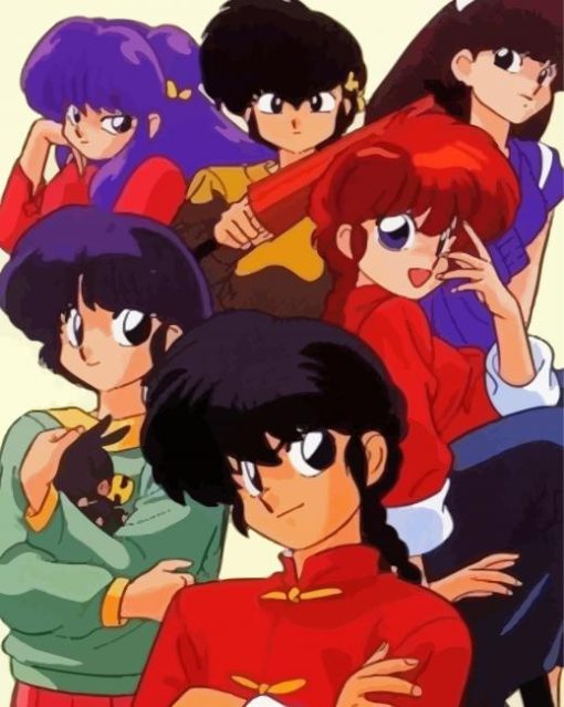 Ranma Characters Diamond Painting