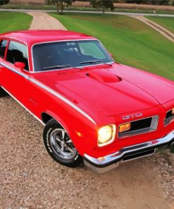 Red 1974 Gto Diamond Painting