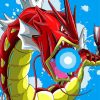 Red Gyarados Pokemon Diamond Painting