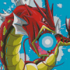 Red Gyarados Pokemon Diamond Painting